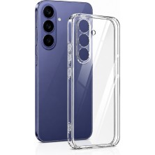 Bzontech Samsung Galaxy S26 Fe Uyumlu Kılıf Şeffaf Kamera Korumalı 3D