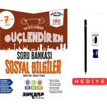 Ankara Yayıncılık 7.sınıf Güçlendiren Sosyal Bilgiler Yeni Nesil Sorularla Soru Bankası Türkiye Yıldızı Maarif Model Kalem Seti Hediyeli