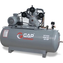 GAP Kompresör Pistonlu Hava Kompresörü 600 Lt 10 Hp