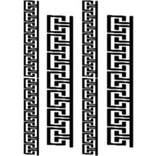 Stencil (Şablon) A4 Turkuaz Tek Ebat Unisex