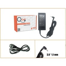 Bionet Teknik Acer Aspire Spin 1 SP111 Uyumlu 19V 3.42A 65W 3.0 x 1.1mm Ince Uç Laptop Adaptör Şarj Cihazı QBA-008