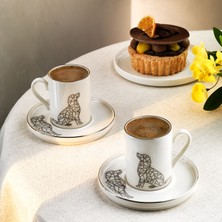 Schafer Kingdom Paws 2 Kişilik Kahve Fincan Takımı 4 Parça-Dog