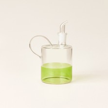 Arow Gauzy Borosilikat Cam Yağlık - Şeffaf / Yeşil - 350 ml