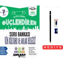 Ankara Yayıncılık 7.sınıf Güçlendiren Din Kültürü ve Ahlak Bilgisi Yeni Nesil Sorularla Soru Bankası Türkiye Yüzyılı Maarif Model Kalem Seti Hediyeli