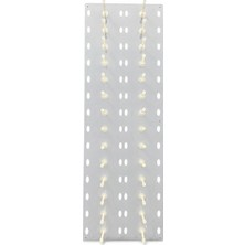 Stand Market Duvara Monte 28\'li Pleksi Gözlük Standı – 99X33 cm Şeffaf Askılı