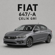 Simatechcolor Fiat 595/A Metalik Gri Uyumlu Çizik Giderici Rötuş Boyası Seti