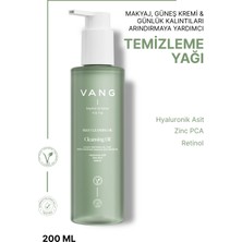 Vang Yağ Bazlı Makyaj Temizleme Yağı, Siyah Nokta & Gözenek Arındırıcı, Çift Aşamalı Yüz Temizliği, 200 ml