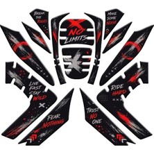 Gogo Premium Honda Forza 2021-2026 Uyumlu Tank Pad Set 018