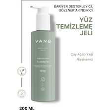 Vang Yağlı, Karma ve Akneye Meyilli Ciltler İçin Yüz Temizleme Jeli, Nemlendirici & Bariyer Destekleyici, 200 ml