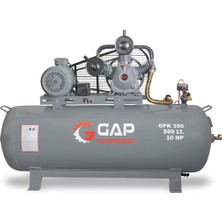 GAP Kompresör Pistonlu Hava Kompresörü 500 Lt 10 Hp 12 Bar