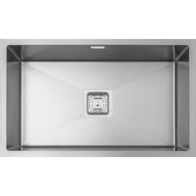 Gl General Neo 70 Inox Petek Dokulu Paslanmaz Çelik Eviye