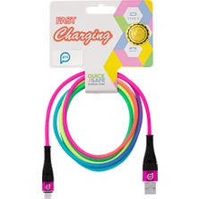 Piili Rainbow Type-C Kablo – Çok Renkli