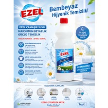 Ezel Premium Çamaşır Suyu 1 Litre – Maksimum Beyazlık ve Güçlü Temizlik – Ferah Kokulu