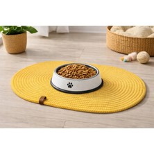 SERENALP El Işçiliği Kedi Köpek Hamster Ginepig Tavşan Beslenme Paspası Mama Altlığı Çok Amaçlı Paspas