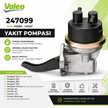 AR Otomarket 247099 Yakit Pompasi Peugeot P106 P205 P306 P309 Tu3 2 Karbiratorlu1.1 / 1.4 91 96 145084