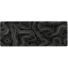 Mess Negozio Topography Mousepad, 70X30, Kaymaz Taban,mess