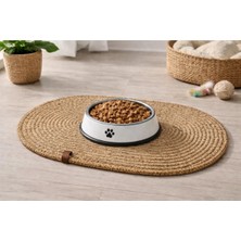 SERENALP El Işçiliği Kedi Köpek Hamster Ginepig Tavşan Beslenme Paspası Mama Altlığı Çok Amaçlı Paspas