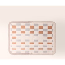 Evidea Soft Dama Dikdörtgen Sihirli Banyo Paspası - Ekru - 50X70 cm