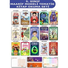 İlk Genç Timaş 5. Sınıf Maarif Modeli Tematik Okuma Hikaye Tavsiye Öneri Seti 15 Kitap - Büyük Dostum Zerdali Hegzagon Benim Adım Şey Ekran Kaçkınları