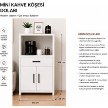 Murat Mobilya Mini Kahve Köşesi Dolabı