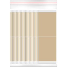 Walker Tape Natural Hold™ Tape Protez Saç Bandı Düz 1" x 3" (2.5cm x 7,5cm) 36 Adet