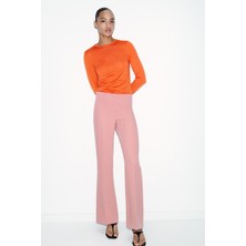 Dallbucks Zara, Yan Dikişli Ispanyol Çan Paça Kumaş Pantolon ABZRA00081