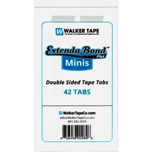 Walker Tape Extenda Bond Plus Mini's Protez Saç Bandı Delikli 3/4'' x 1 1/2'' (2cm x 1.25CM)