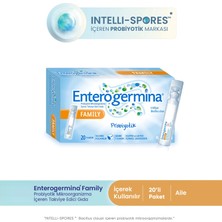 Enterogermina Family Probiyotik 20 Flakon Türkiye Menşeli Yetişkin Kullanımı İçin Uygun