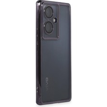 HemenGo Vivo V29 Lite Kılıf Razer Lensli Silikon - Mor