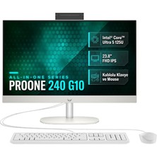 Hp Proone 240 G10 Intel Core Ultra 5 125U 32GB 1tb SSD 23.8" Fhd Windows 11 Pro All In One Bilgisayar D36TNET 011
