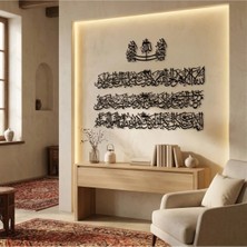 Alpha Metal Design Alpha Metal Desıgn Ayetel Kürsi (4 Parça) Metal Duvar Tablosu