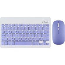 Techugo Uryport KYB71 Kablosuz Türkçe Q Klavye Mouse Set - Lila