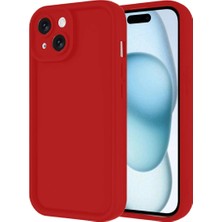 HemenGo Apple Iphone 14 Kılıf Viera Silikon - Kırmızı