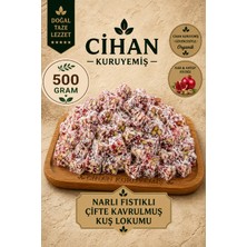 Cihan Kuruyemiş 500GR. Narlı Fıstıklı Çifte Kavrulmuş Lokum