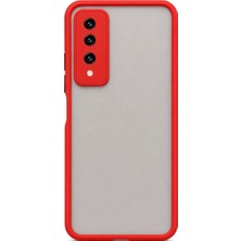 HemenGo Huawei Y9 Prime 2019 Kılıf Montreal Silikon Kapak - Kırmızı