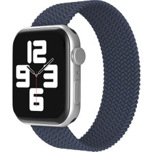 Uryport Apple Watch 38MM Ayarlı Solo Silikon Kordon - Lacivert