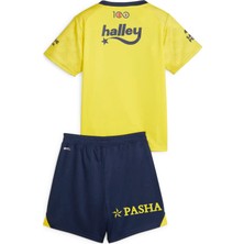 Puma Unisex Sarı Puma Fsk Away Minikit Blazing Yellow-Medieval Sarı Çocuk Forma