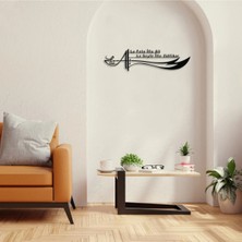 Alpha Metal Design Alpha Metal Desıgn Hz. Ali Kılıcı Metal Duvar Aksesuarı - Metal Tablo - Hz. Ali Kılıcı Tablosu AMD5100