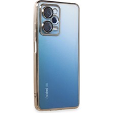 HemenGo Xiaomi Redmi Note 12 Pro 5g Kılıf Razer Lensli Silikon - Gold