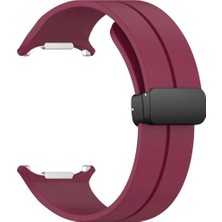 Samsung Uryport Watch 7 Ultra KR418 Tender Silikon Kordon - Bordo