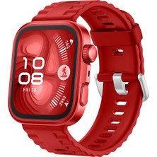 Uryport Huawei Fit 4 Nova Silikon Kordon - Kırmızı