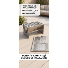 Mobays Portatif Metal Mangal (32CM x 22CM)