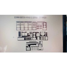 Scanıa G Serısı 1996-2004 77 Parça Torpido Kaplama ( Renk - Sedef Ceviz )