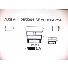 Audi A4 1998-2004 7 Parça Torpido Kaplama ( Renk - Kuş Gözü Maun )