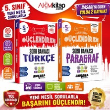 Akm Kitap Ankara Yayıncılık 5.sınıf Türkçe ve Paragraf Soru Bankası Seti 2 Kitap