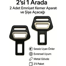 Karaaliler Tüm Araçlara Uyumlu Açacak Tasarımlı Metal Emniyet Kemer Kemer Sesi Susturucu