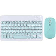 Techugo Uryport KYB71 Kablosuz Türkçe Q Klavye Mouse Set - Açık Yeşil