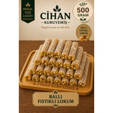 Cihan Kuruyemiş 500GR. Ballı Fıstıklı Fitil Lokum