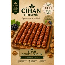 Cihan Kuruyemiş 500GR. Siyah Üzümlü Cevizli Sucuk
