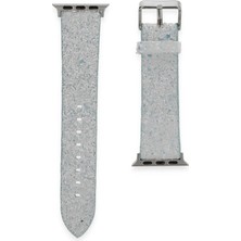 Uryport Apple Watch 38MM Starry Taşlı Kordon - Mavi